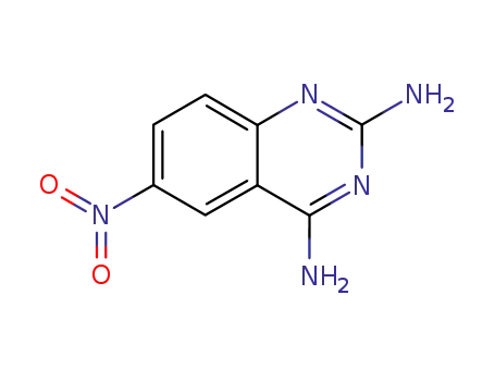 Molecular Structure of 7154-34-9 (2,4-DIAMINO-6-NITROQUINAZOLINE)