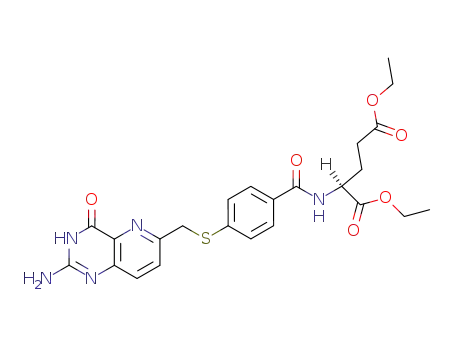 Molecular Structure of 76807-67-5 (Diethyl 8-Deaza-10-thiafolic Acid)