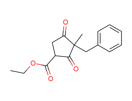 3-Benzyl-3-methyl-2,4-dioxo-cyclopentanecarboxylic acid ethyl ester