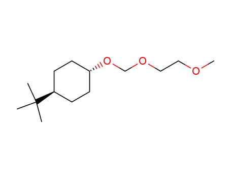 Molecular Structure of 81616-93-5 (Cyclohexane, 1-(1,1-dimethylethyl)-4-[(2-methoxyethoxy)methoxy]-,
trans-)
