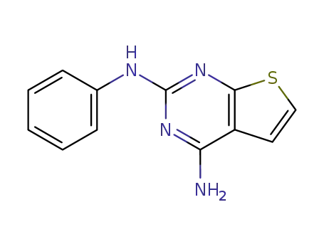 4-amino-2-anilinothieno<2,3-d>pyrimidine