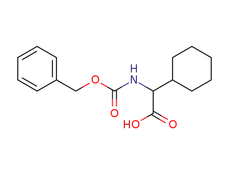 Molecular Structure of 93025-71-9 (Cyclohexaneacetic acid,a-[[(phenylmethoxy)carbonyl]amino]-)