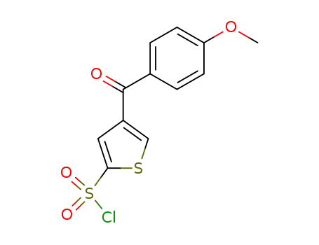2-Thiophenesulfonyl chloride, 4-(4-methoxybenzoyl)-