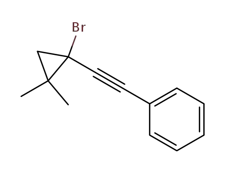 Benzene, [(1-bromo-2,2-dimethylcyclopropyl)ethynyl]-