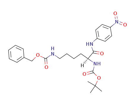 Molecular Structure of 51078-31-0 (BOC-LYS(Z)-PNA)