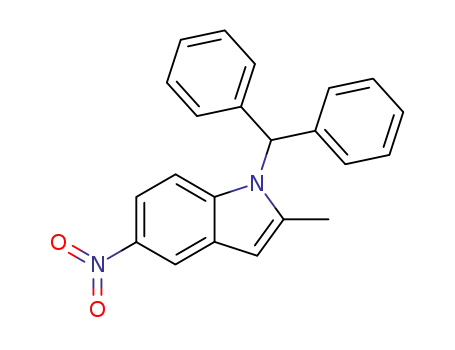 1H-Indole, 1-(diphenylmethyl)-2-methyl-5-nitro-