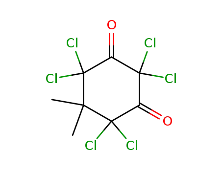 2,2,4,4,6,6-hexachloro-5,5-dimethyl-1,3-cyclohexanedione