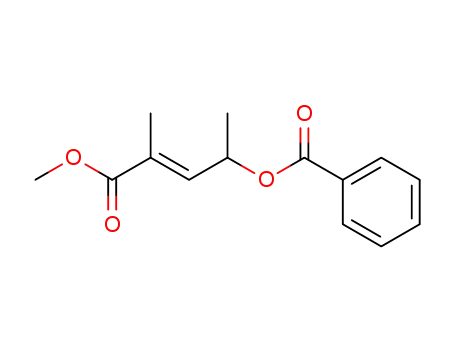 2-methyl-4-(benzoyloxy)-pent-2-enoic acid methyl ester