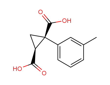 (1R,2S)-1-m-Tolyl-cyclopropane-1,2-dicarboxylic acid