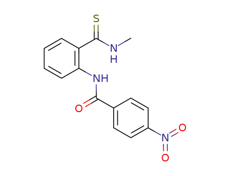 Benzamide, N-[2-[(methylamino)thioxomethyl]phenyl]-4-nitro-