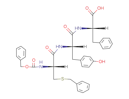 Molecular Structure of 108607-50-7 (Benzyloxycarbonyl-S-benzylcysteinyl-tyrosyl-phenylalanine)