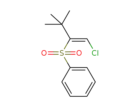 Benzene, [[1-(chloromethylene)-2,2-dimethylpropyl]sulfonyl]-, (Z)-