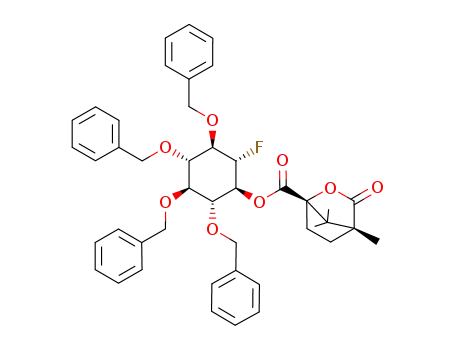 (1S,4R)-4,7,7-Trimethyl-3-oxo-2-oxa-bicyclo[2.2.1]heptane-1-carboxylic acid (1S,2R,3S,4S,5R,6S)-2,3,4,5-tetrakis-benzyloxy-6-fluoro-cyclohexyl ester