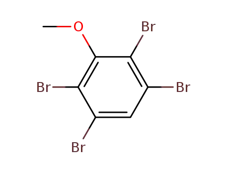 Molecular Structure of 95970-18-6 (Benzene, 1,2,4,5-tetrabromo-3-methoxy-)