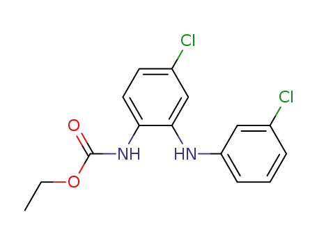 Carbamic acid, [4-chloro-2-[(3-chlorophenyl)amino]phenyl]-, ethyl ester