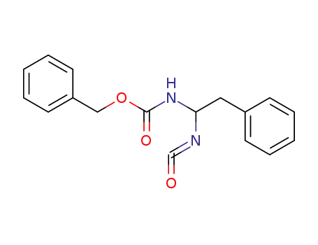 Molecular Structure of 112037-34-0 (Carbamic acid, (1-isocyanato-2-phenylethyl)-, phenylmethyl ester)