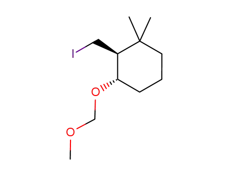 Cyclohexane, 2-(iodomethyl)-3-(methoxymethoxy)-1,1-dimethyl-,
(2S,3S)-