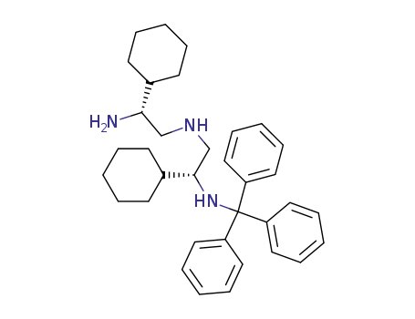 (R)-N<sup>2</sup>-((R)-2-Amino-2-cyclohexyl-ethyl)-1-cyclohexyl-N<sup>1</sup>-trityl-ethane-1,2-diamine
