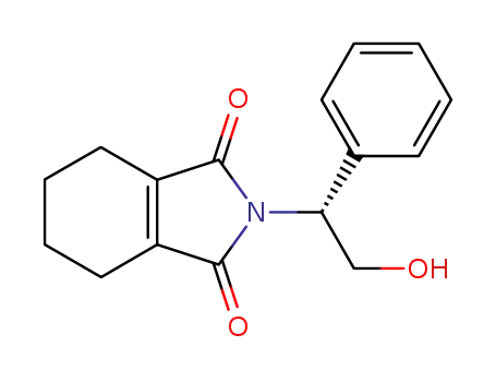 Molecular Structure of 938082-20-3 (2-[(1R)-2-hydroxy-1-phenylethyl]-4,5,6,7-tetrahydro-1H-isoindole-1,3(2H)-dione)