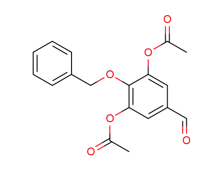 4-benzyloxy-3,5-diacetoxybenzaldehyde