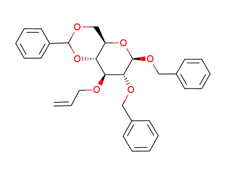 benzyl 3-O-allyl-2-O-benzyl-4,6-O-benzylidene-β-D-glucopyranoside