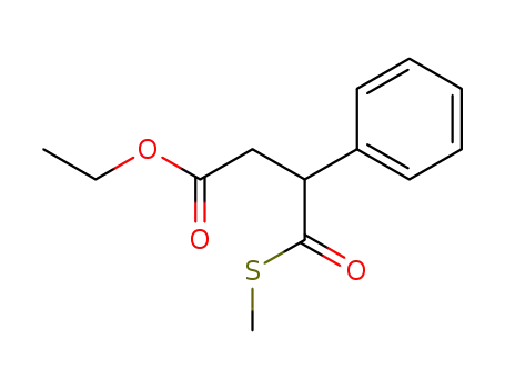 ethyl 3-<(methylthio)-carbonyl>-3-phenylpropanoate