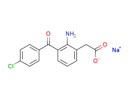 2-Amino-3-(4-chlorobenzoyl)benzeneacetic acid sodium salt(61941-62-6)
