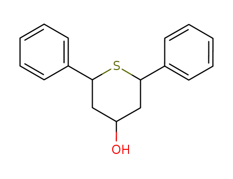 2H-Thiopyran-4-ol, tetrahydro-2,6-diphenyl-