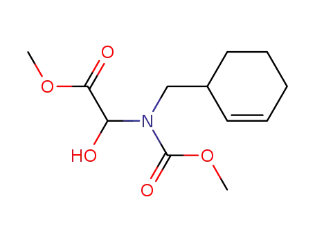 <N-(2-cyclohexen-1-yl)methyl-N-(methoxycarbonyl)amino>(hydroxy)acetic acid
