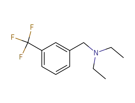 Molecular Structure of 90754-67-9 (Benzenemethanamine, N,N-diethyl-3-(trifluoromethyl)-)