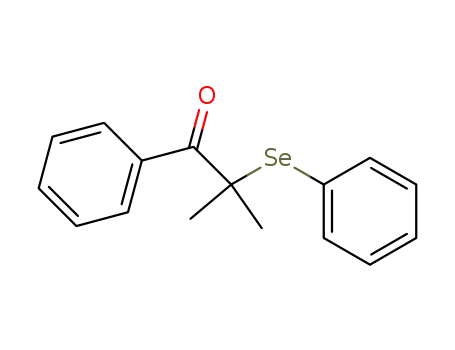 1-Propanone, 2-methyl-1-phenyl-2-(phenylseleno)-