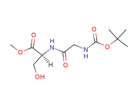 L-Serine, N-[(1,1-dimethylethoxy)carbonyl]glycyl-, methyl ester