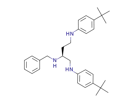 <i>N</i><sup>2</sup>-benzyl-<i>N</i><sup>1</sup>,<i>N</i><sup>4</sup>-bis-(4-<i>tert</i>-butyl-phenyl)-butane-1,2,4-triamine