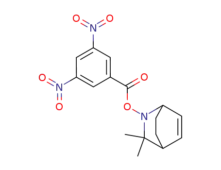 Molecular Structure of 105731-53-1 (2-Azabicyclo[2.2.2]oct-5-ene, 2-[(3,5-dinitrobenzoyl)oxy]-3,3-dimethyl-)