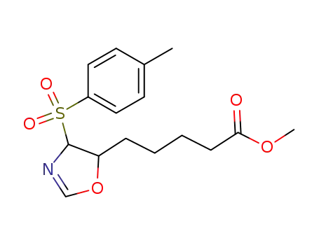 5-[4-(toluene-4-sulfonyl)-4,5-dihydrooxazol-5-yl]pentanoic acid methyl ester