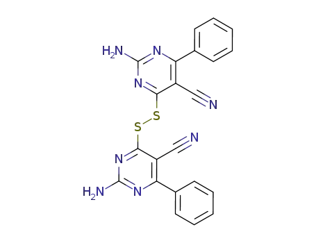 Bis<2-amino-6-phenyl-5-cyanopyrimidin-4-yl> disulfide