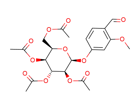 4-Formyl-3-methoxyphenyl 2,3,4,6-tetra-O-acetyl-β-D-galactopyranoside