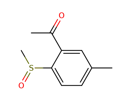 1-[5-methyl-2-(methylsulfinyl)phenyl]ethanone