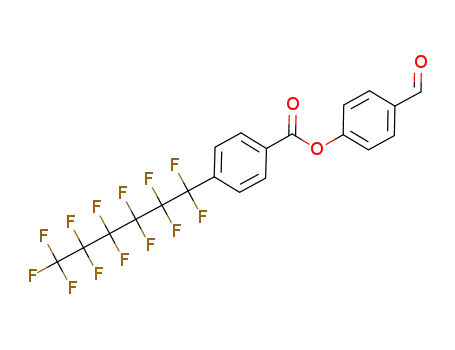 4-perfluorohexylbenzoyloxy-4'-benzaldehyde