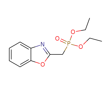 Molecular Structure of 18853-71-9 (Phosphonic acid, (2-benzoxazolylmethyl)-, diethyl ester)