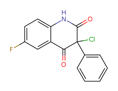 2,4(1H,3H)-Quinolinedione,3-chloro-6-fluoro-3-phenyl-
