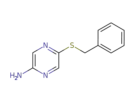 2-amino-5-benzylthiopyrazine