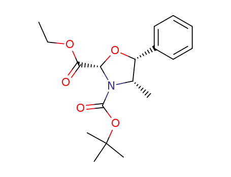 (2S,4S,5R)-2-ethoxycarbonyl-4-methyl-5-phenyl-3-tert-butoxycarbonyloxazolidine