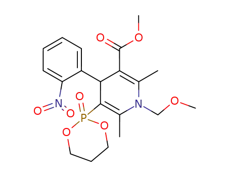 methyl 1-methoxymethyl-2,6-dimethyl-4-(2-nitrophenyl)-5-(2-oxo-1,3,2-dioxaphosphorinan-2-yl)-1,4-dihydropyridine-3-carboxylate