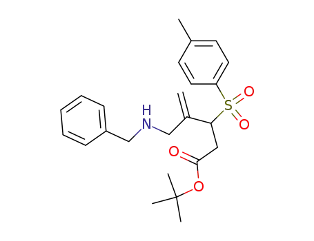 tert-butyl 4-<(benzylamino)methyl>-3-tosyl-4-pentenoate
