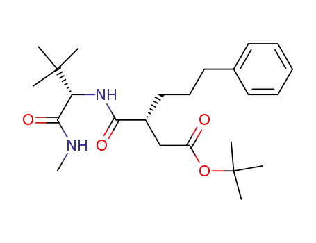 (R)-3-((S)-2,2-Dimethyl-1-methylcarbamoyl-propylcarbamoyl)-6-phenyl-hexanoic acid tert-butyl ester