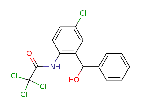 N-[5-chloro-2-(α-hydroxybenzyl)phenyl]trichloroacetamide