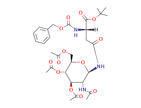 Z-Asnβ-(Ac3GlcNAc)α-OBu<sup>t</sup>