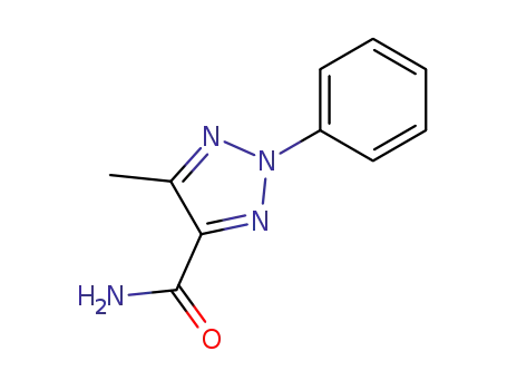 Molecular Structure of 36401-53-3 (5-METHYL-2-PHENYL-2H-1,2,3-TRIAZOLE-4-CARBOXAMIDE)