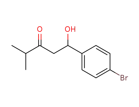 Molecular Structure of 119752-01-1 (5-(4-bromophenyl)-5-hydroxy-2-methylpentan-3-one)